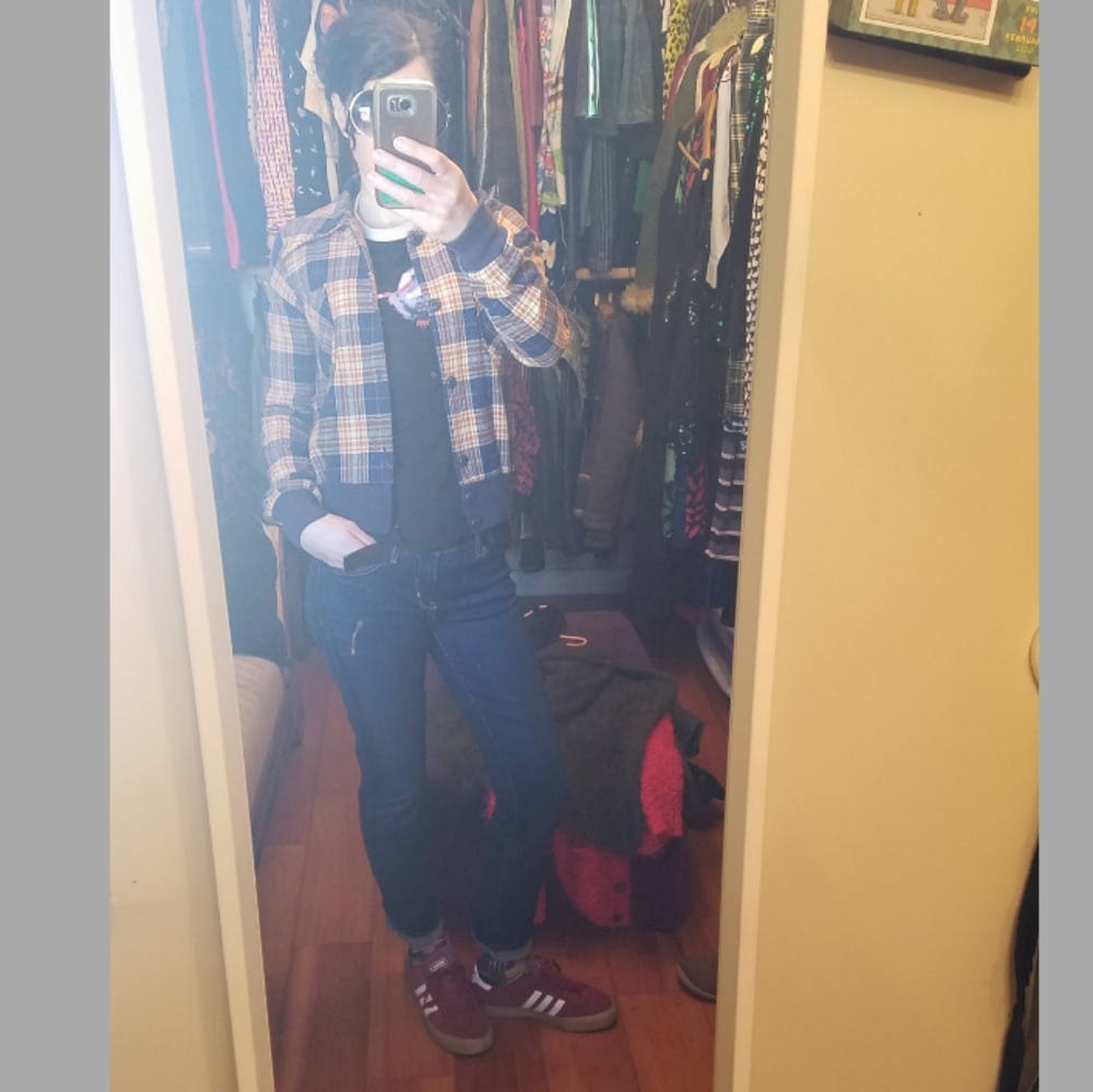 Vintage plaid jacket